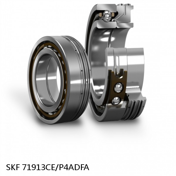 71913CE/P4ADFA SKF Super Precision,Super Precision Bearings,Super Precision Angular Contact,71900 Series,15 Degree Contact Angle