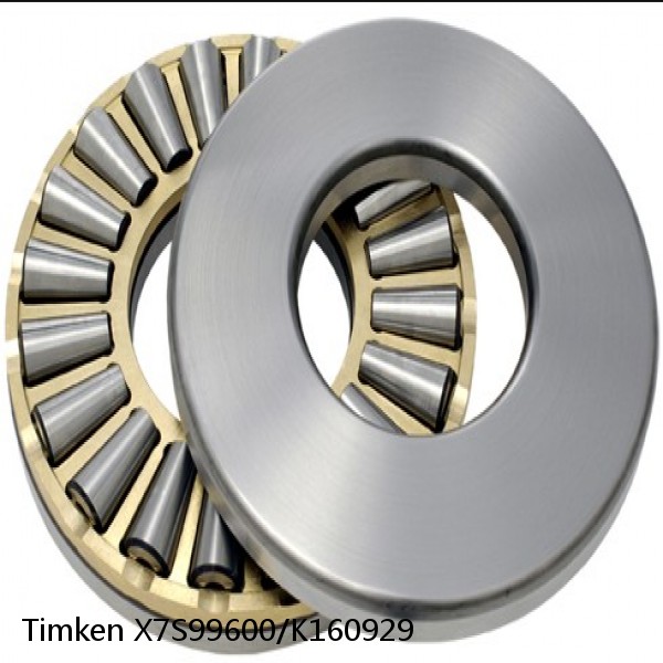 X7S99600/K160929 Timken Thrust Spherical Roller Bearing #1 small image