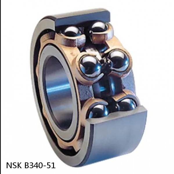 B340-51 NSK Angular contact ball bearing #1 small image